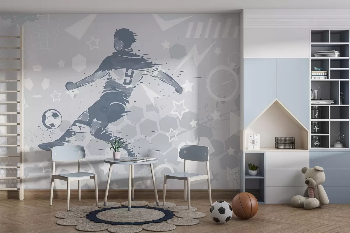 Wall Mural Photo Wallpaper Soccer player, sports w04763v1