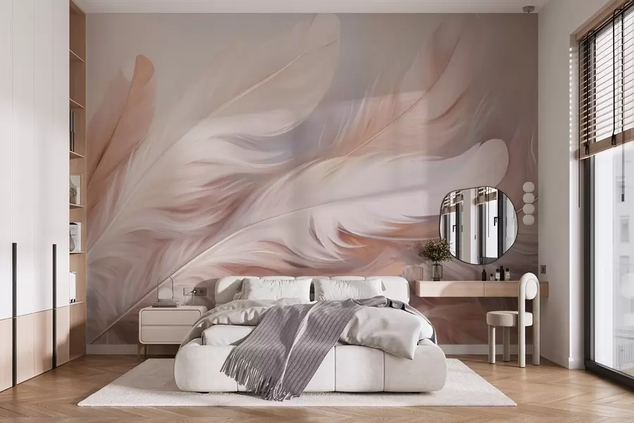 Wall Mural Photo Wallpaper Feathers w04775