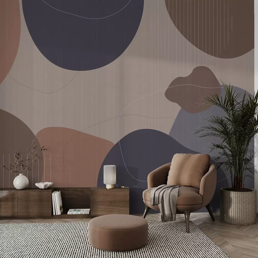 Wall Mural Photo Wallpaper Abstract circles w04759