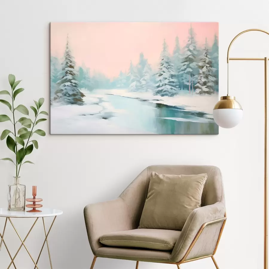 wall murals Winter Landscape s46408