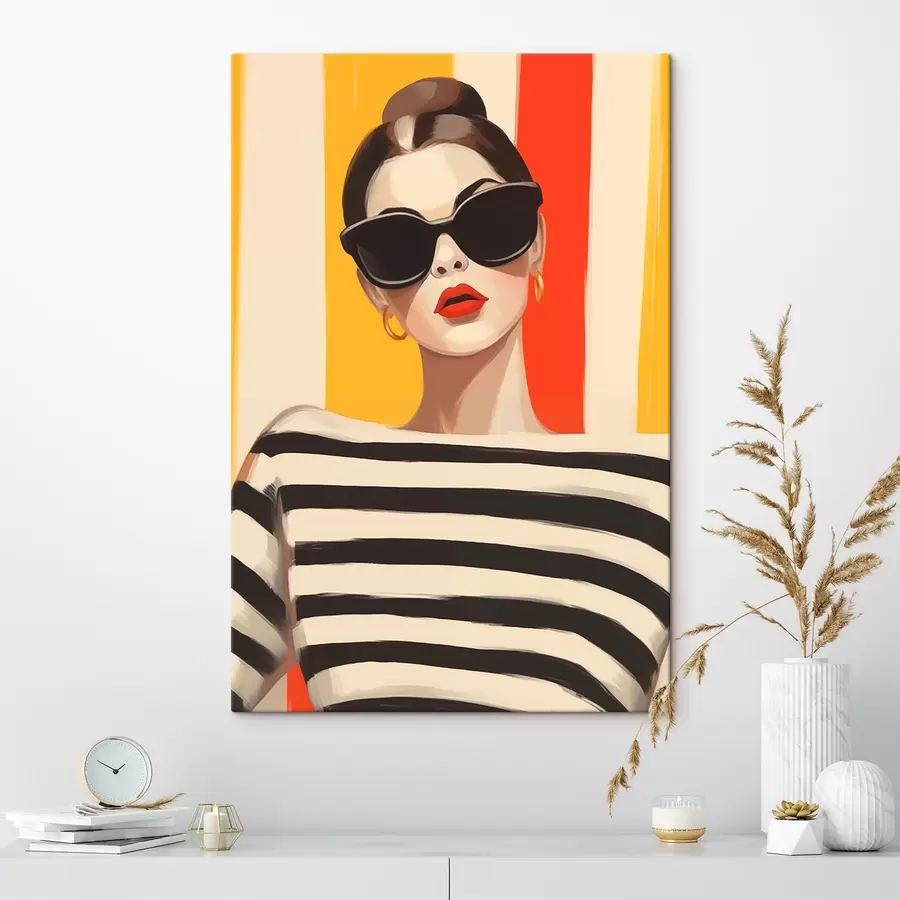 wall murals Fashionable Girl s46418