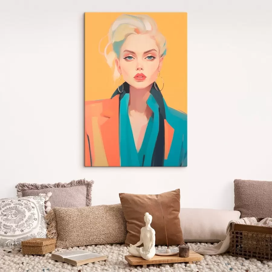 wall murals Girl in a Jacket s46422