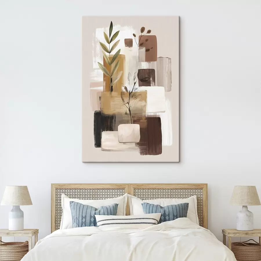 murales Abstracción de hojas s46394