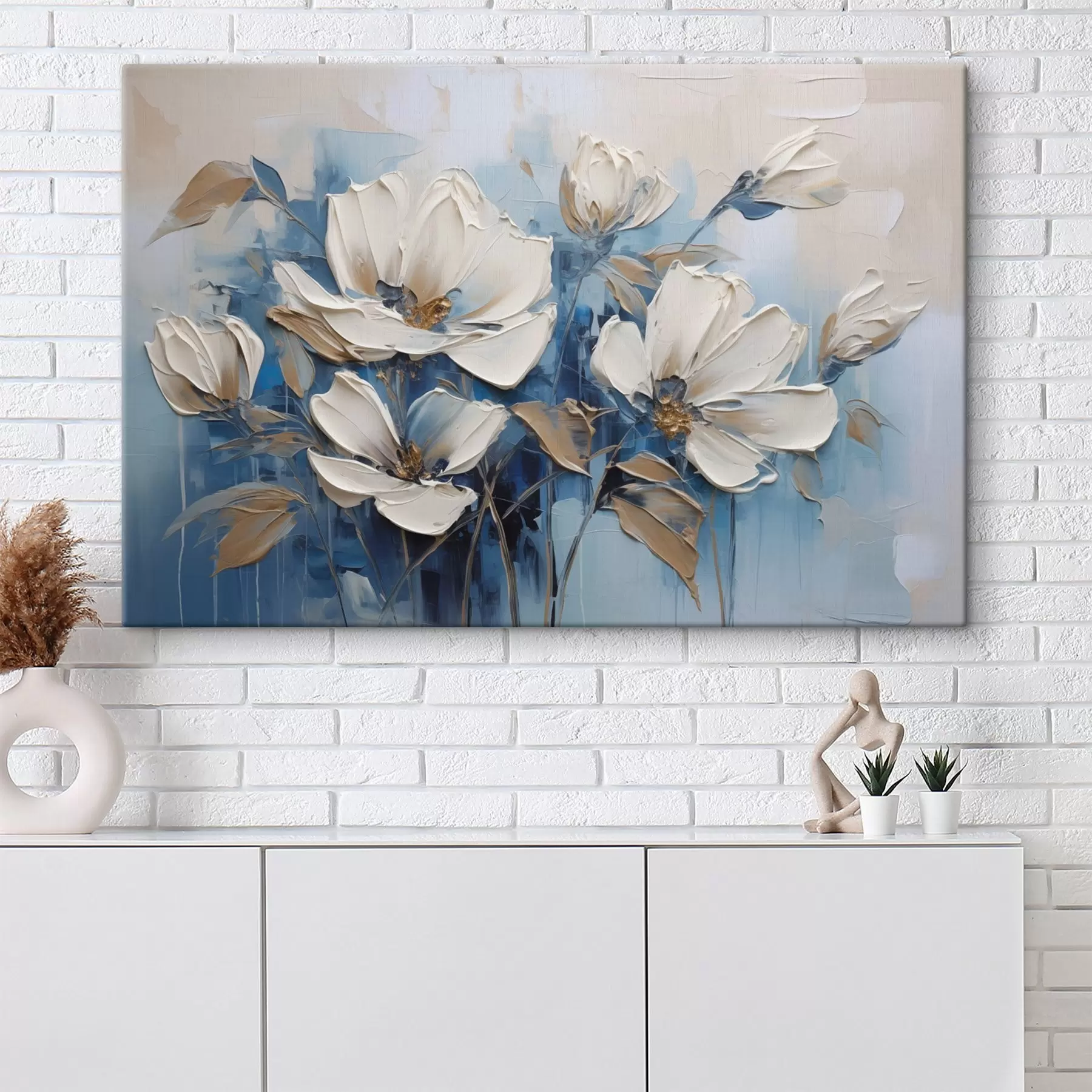 murales Flores pintadas s46396