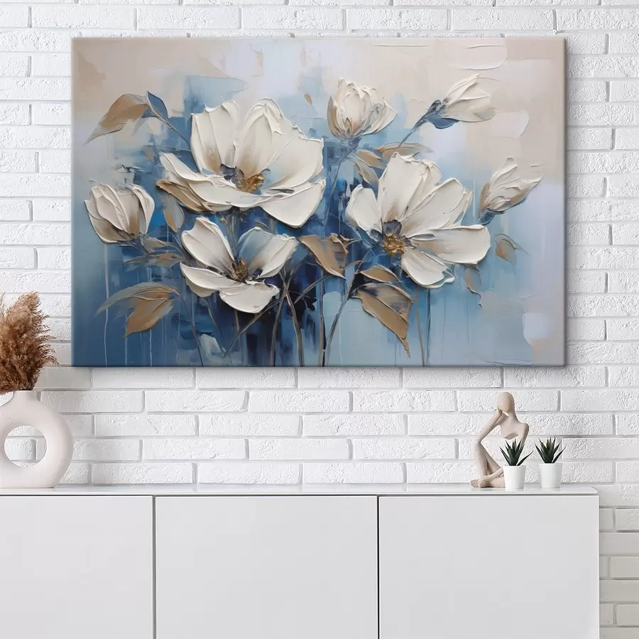 wall murals Painted Flowers s46396