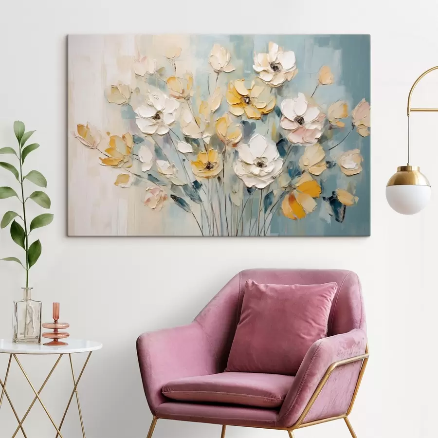 murales Flores de diferentes colores s46397