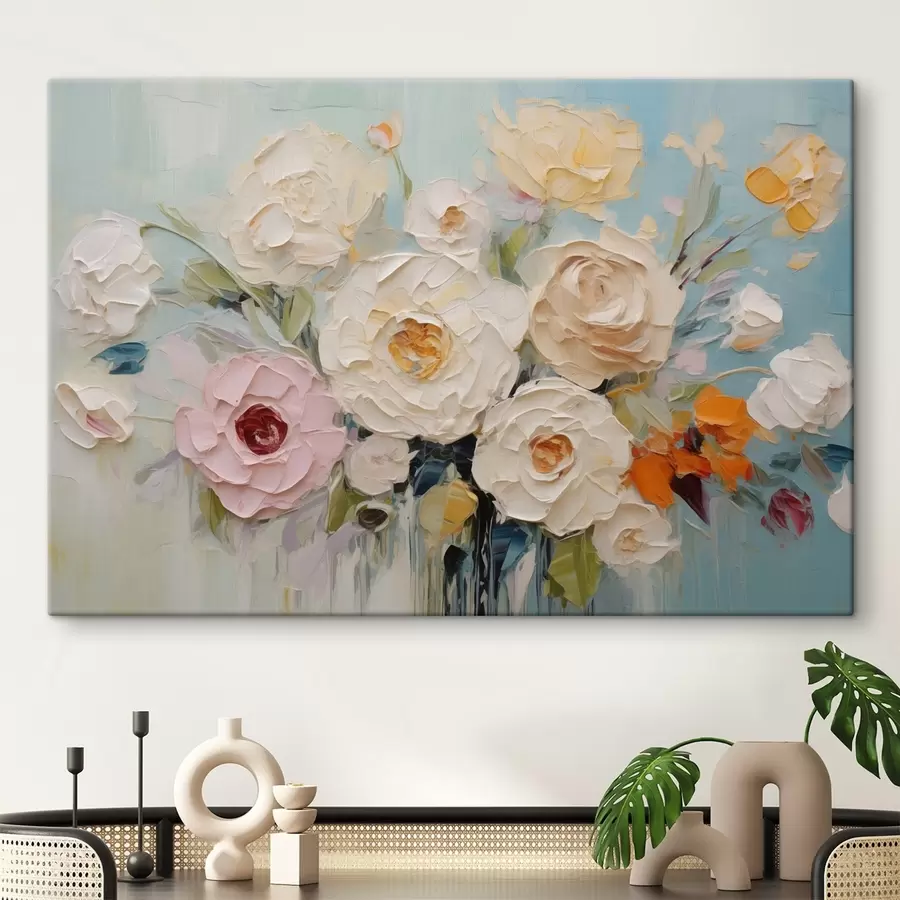 murales Flores de diferentes colores s46398