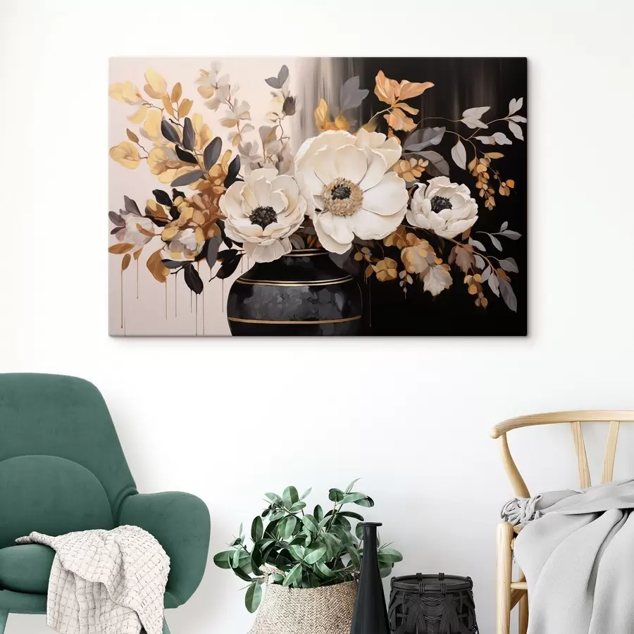 wall murals Bouquet in Vase s46403