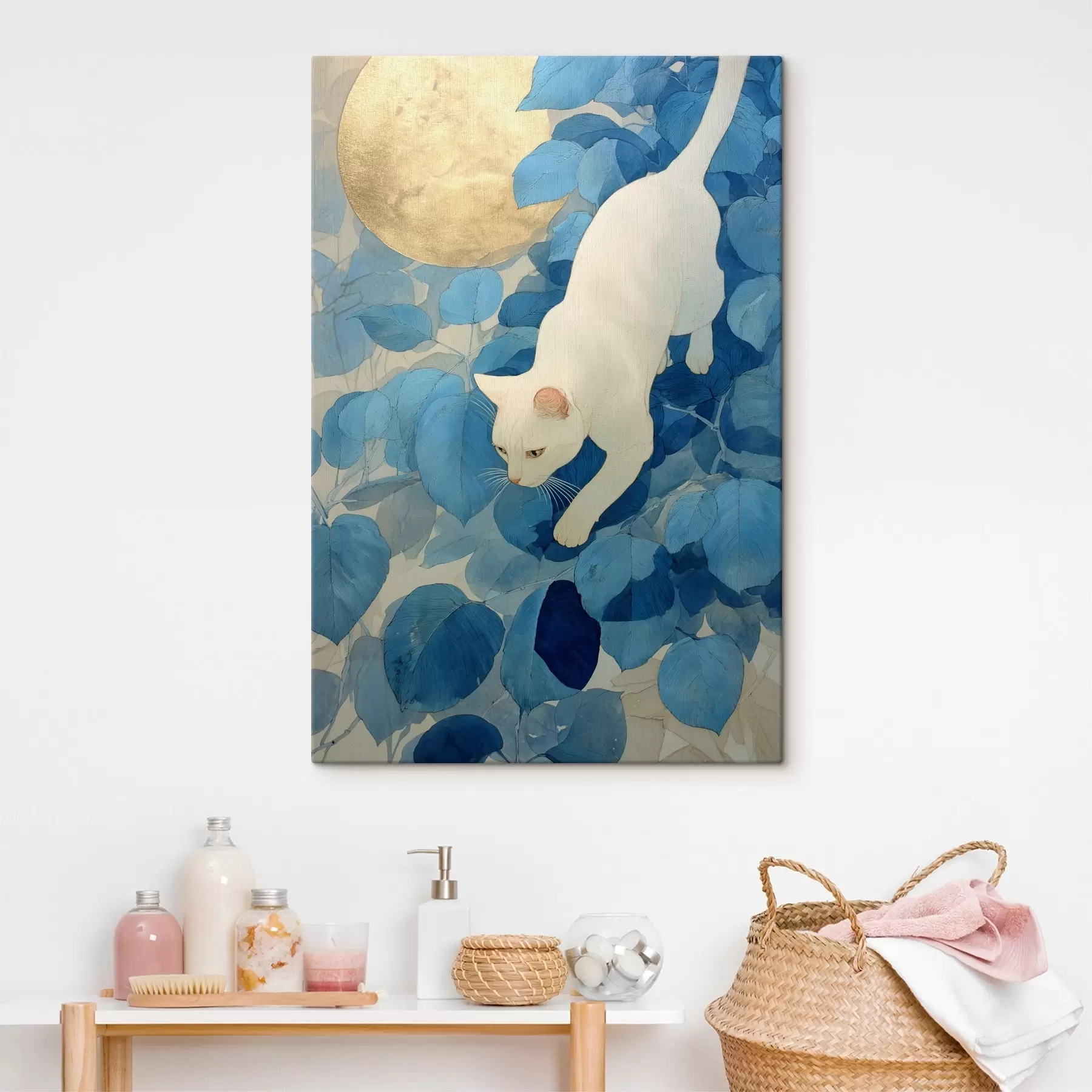 wall murals White Cat s46425