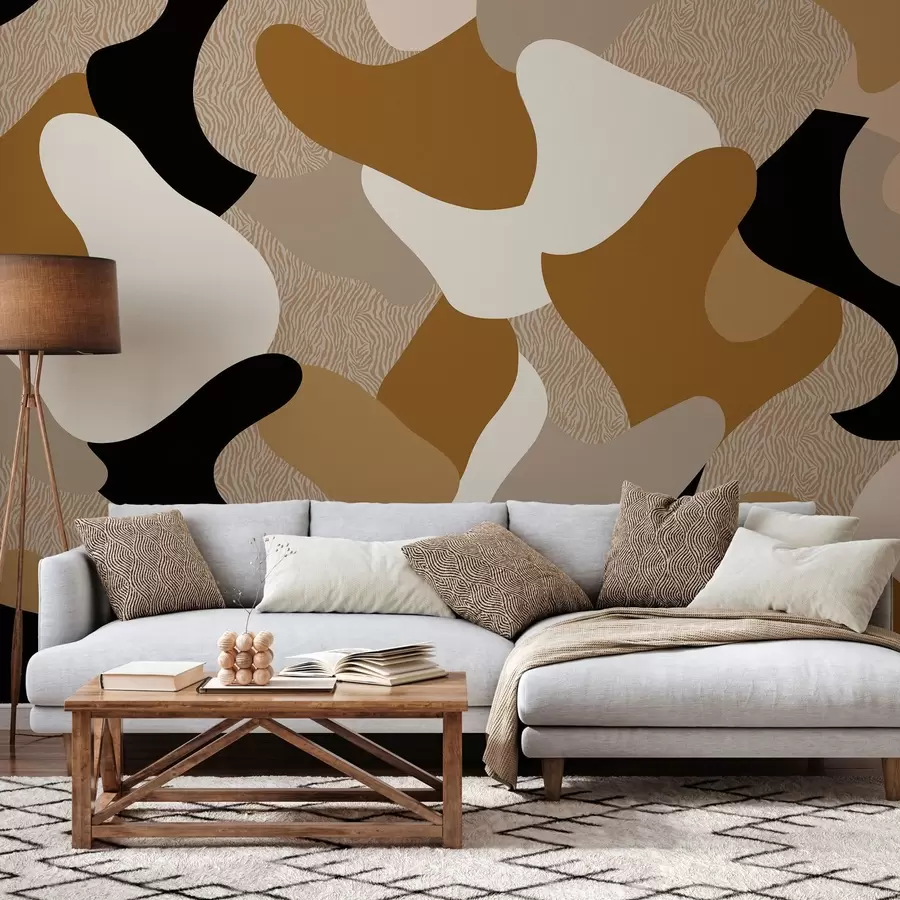 Wall Mural Photo Wallpaper abstract shapes and textures w04629