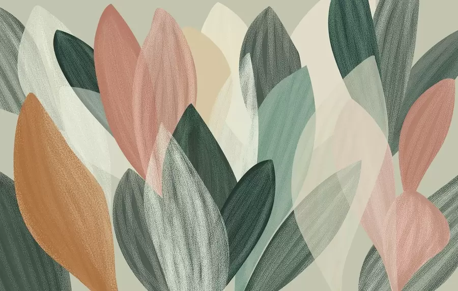 wall murals fantasy leaves  w04757