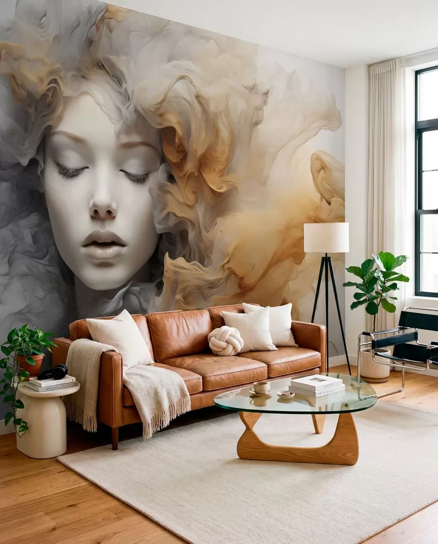 wall murals Girl's dress w04798