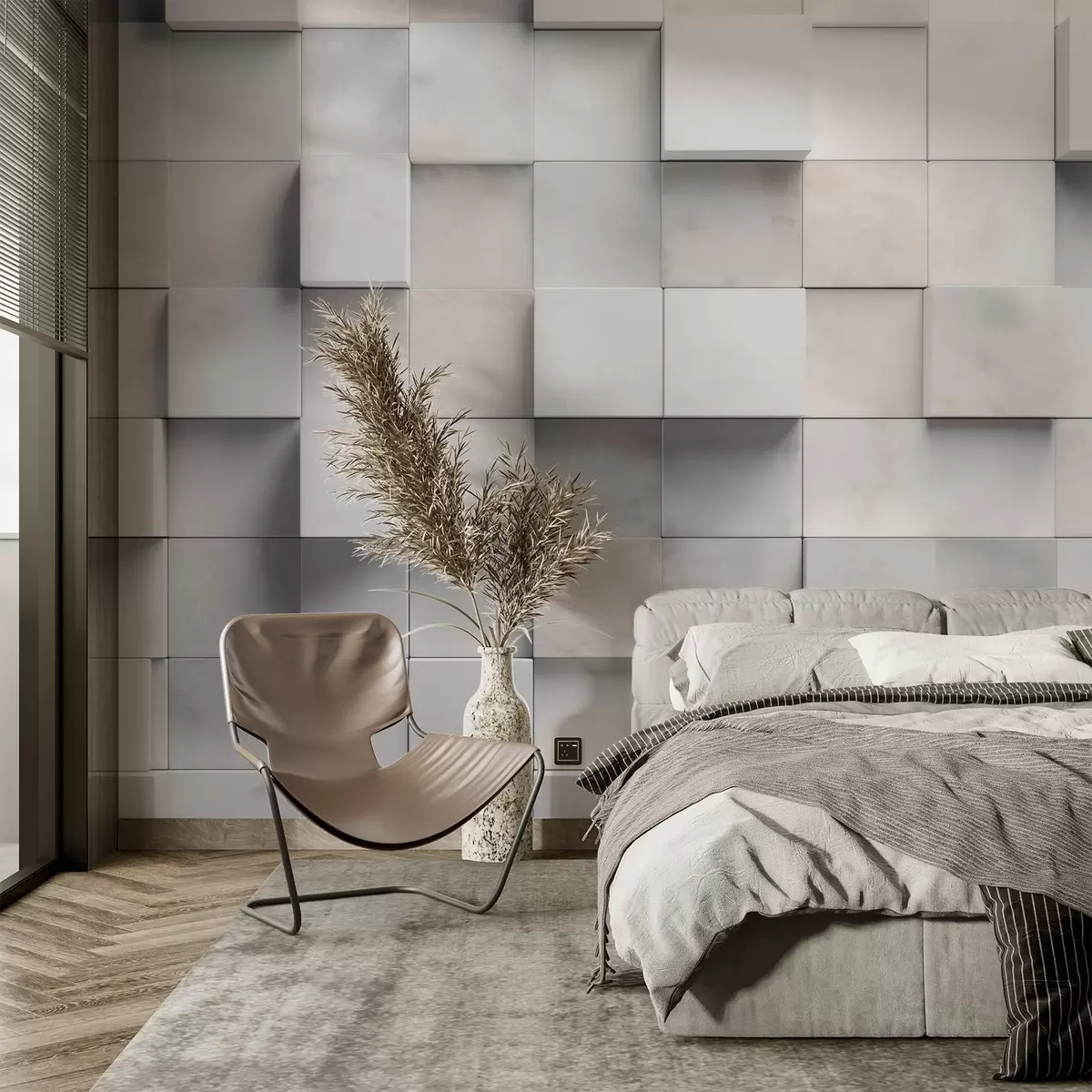 Wall Mural Photo Wallpaper Square blocks w04806