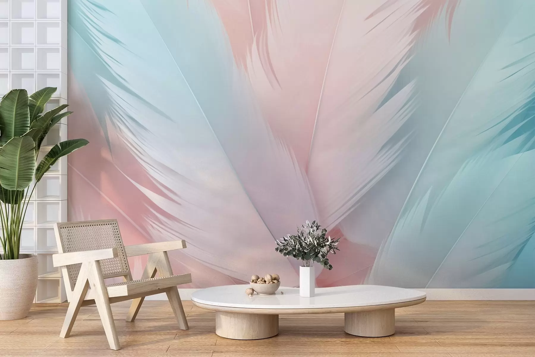 Wall Mural Photo Wallpaper Feathers w04808