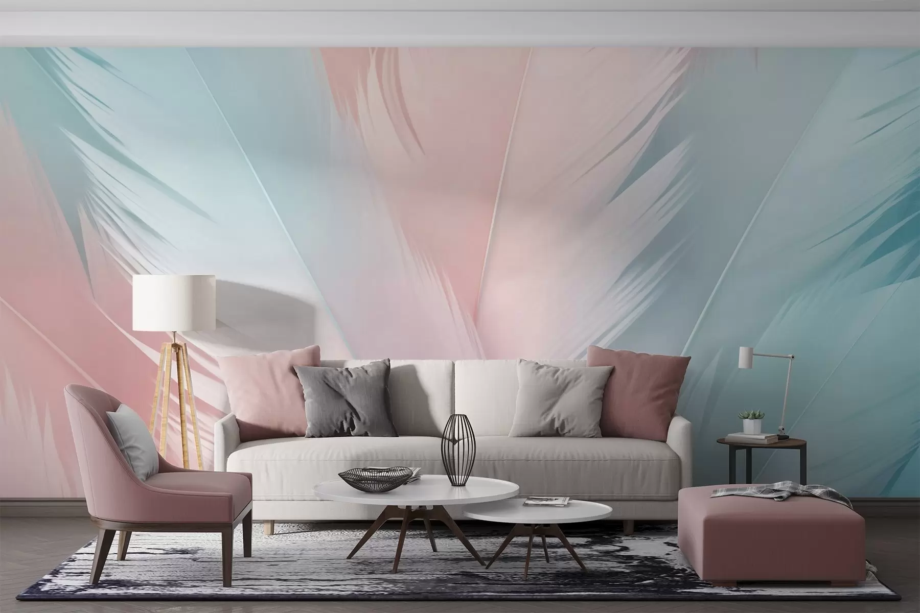 Wall Mural Photo Wallpaper Feathers w04808