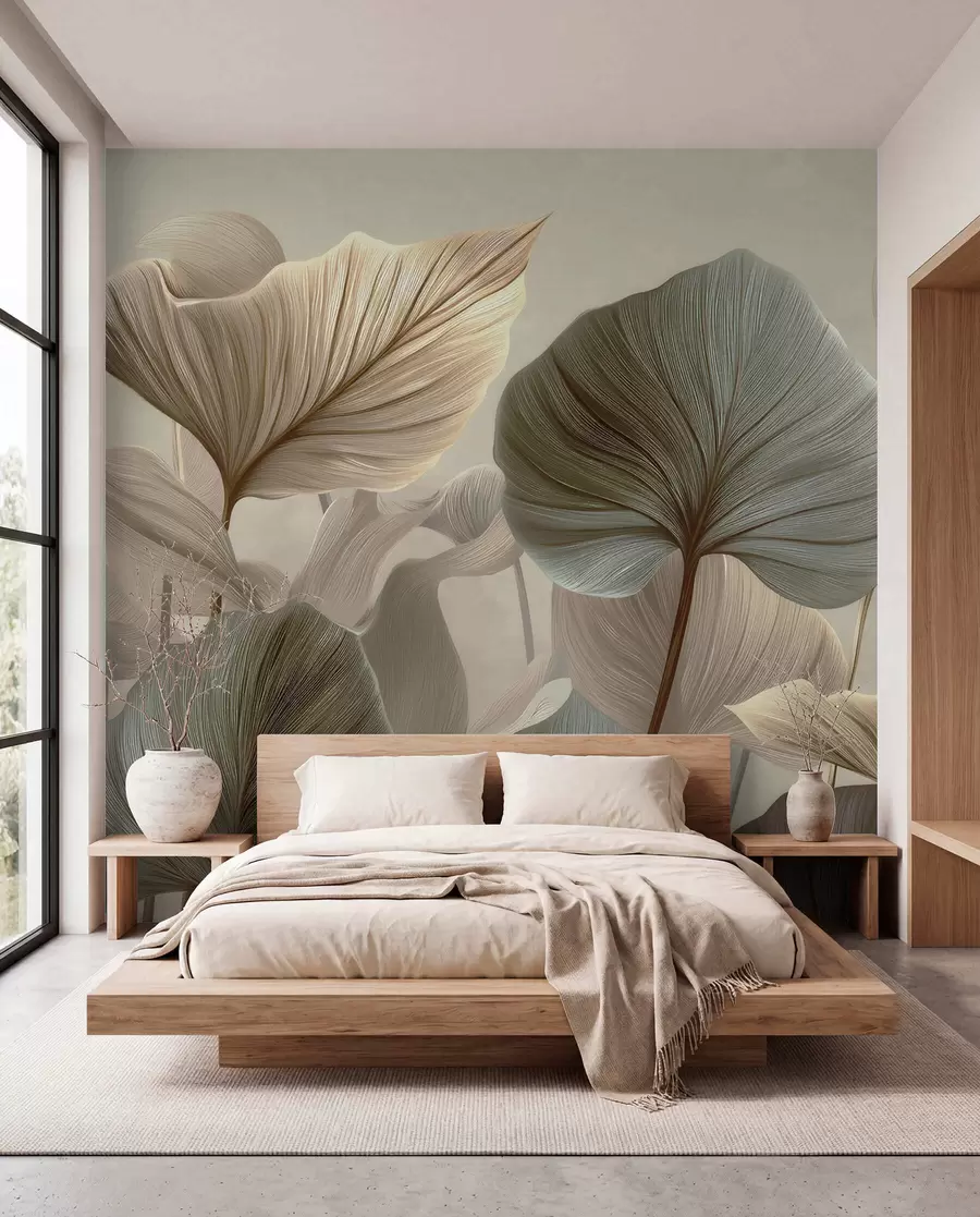 peintures murales Feuilles w04848
