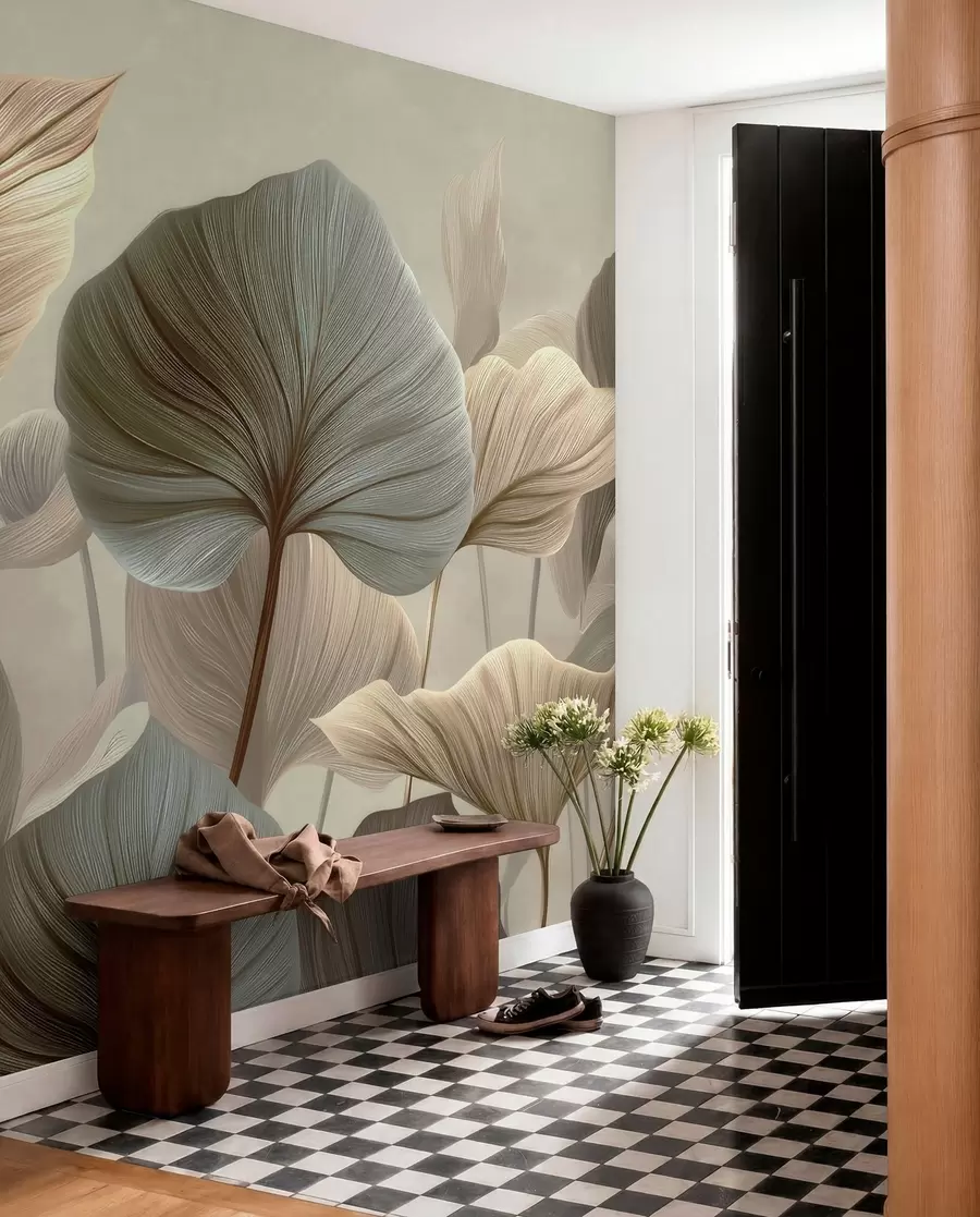 peintures murales Feuilles w04848