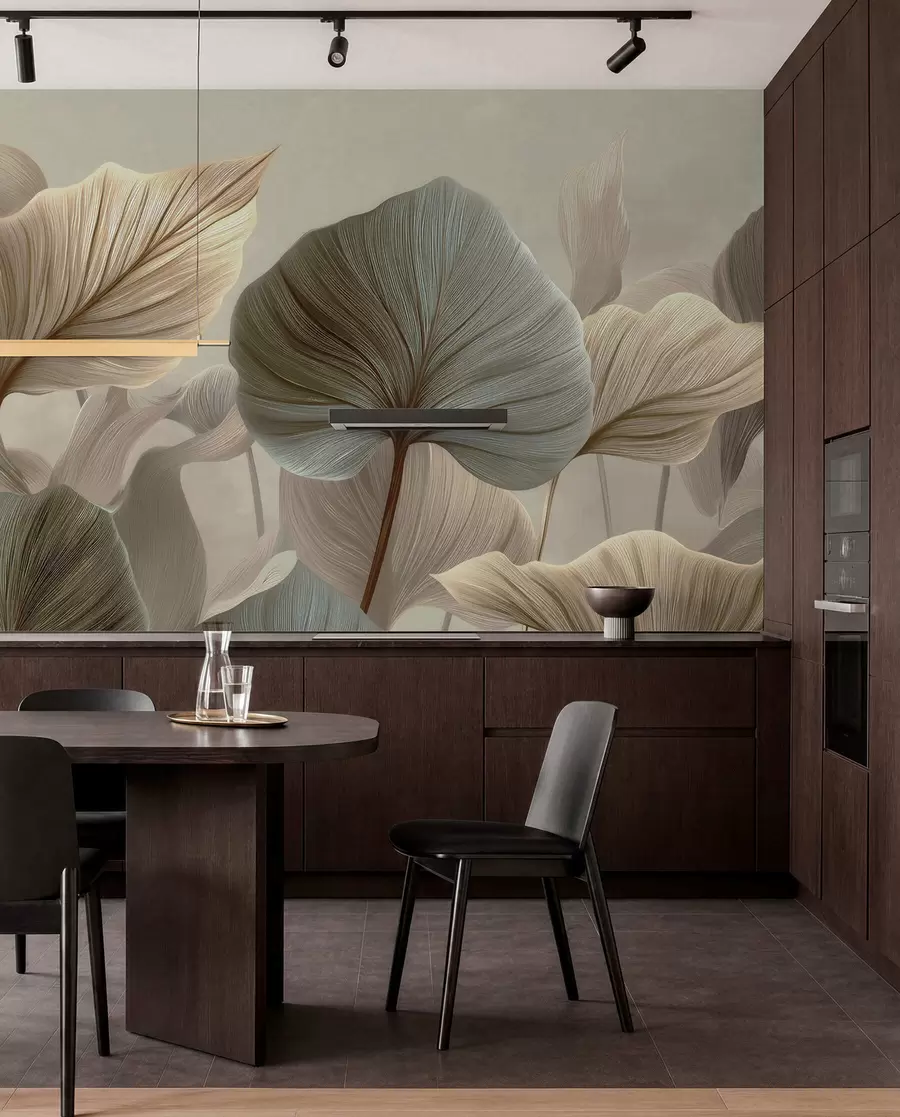 wall murals Leaves w04848