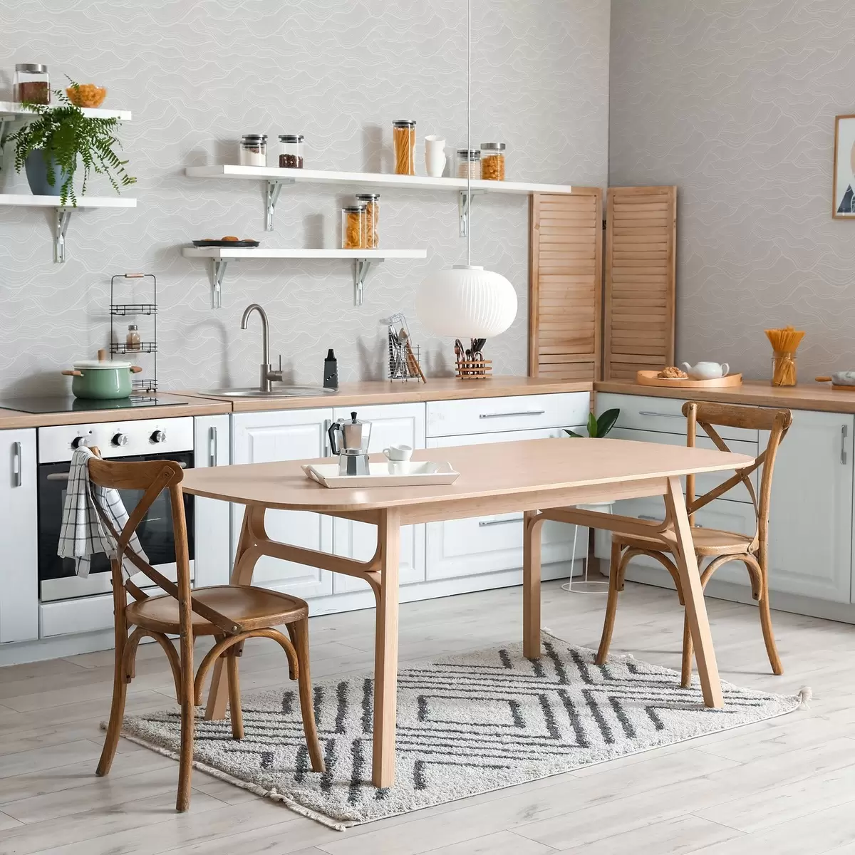 Wallpaper Very light gray waves with a fine line rhythm a00682