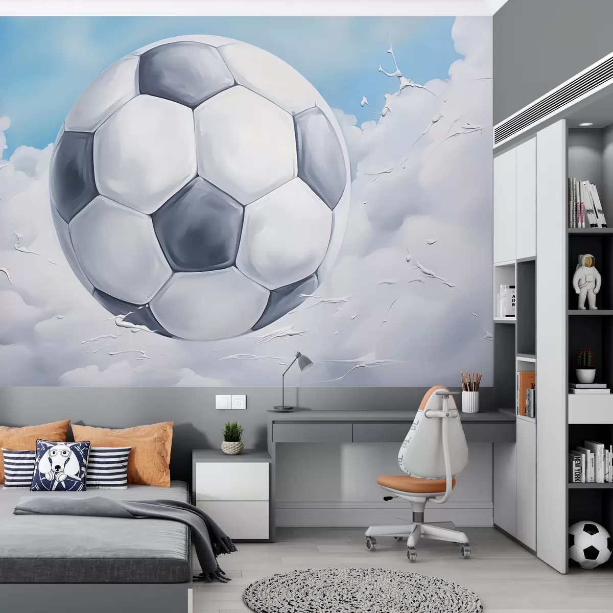 Wall Mural Photo Wallpaper Soccer ball w04822