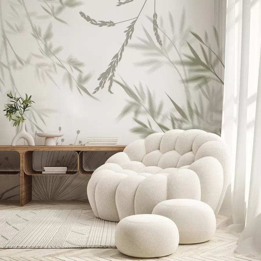 Wall Mural Photo Wallpaper Foliage silhouettes w04850