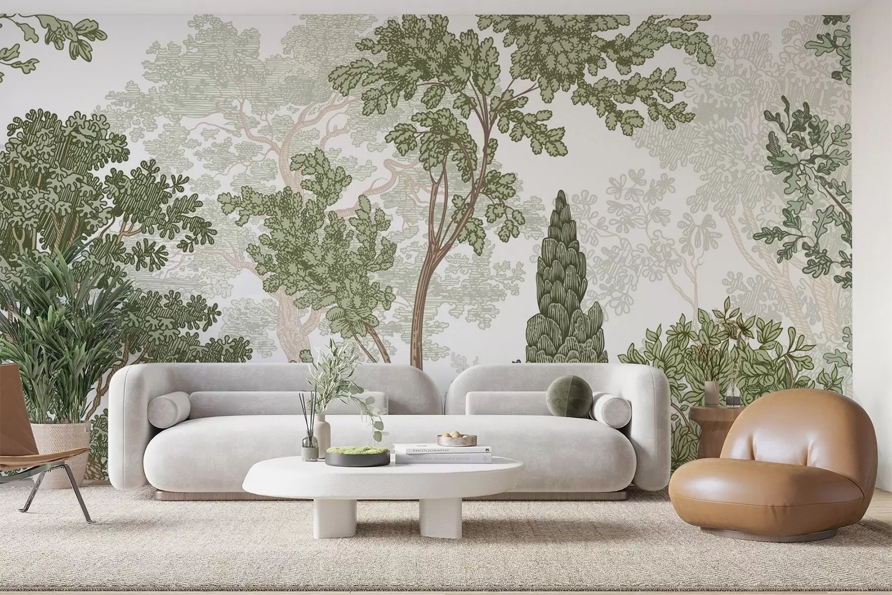 wall murals Trees w04851