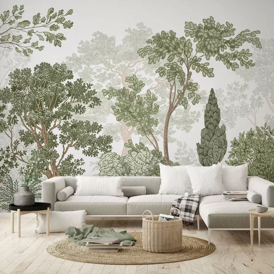 Wall Mural Photo Wallpaper Trees w04851