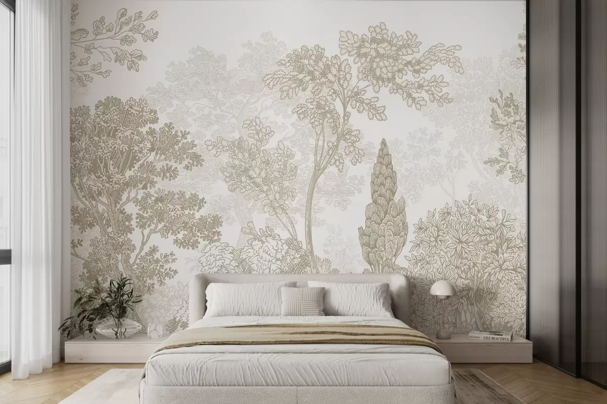 wall murals Trees w04851v1