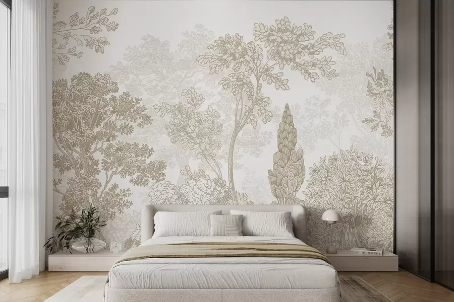 wall murals Trees w04851v1