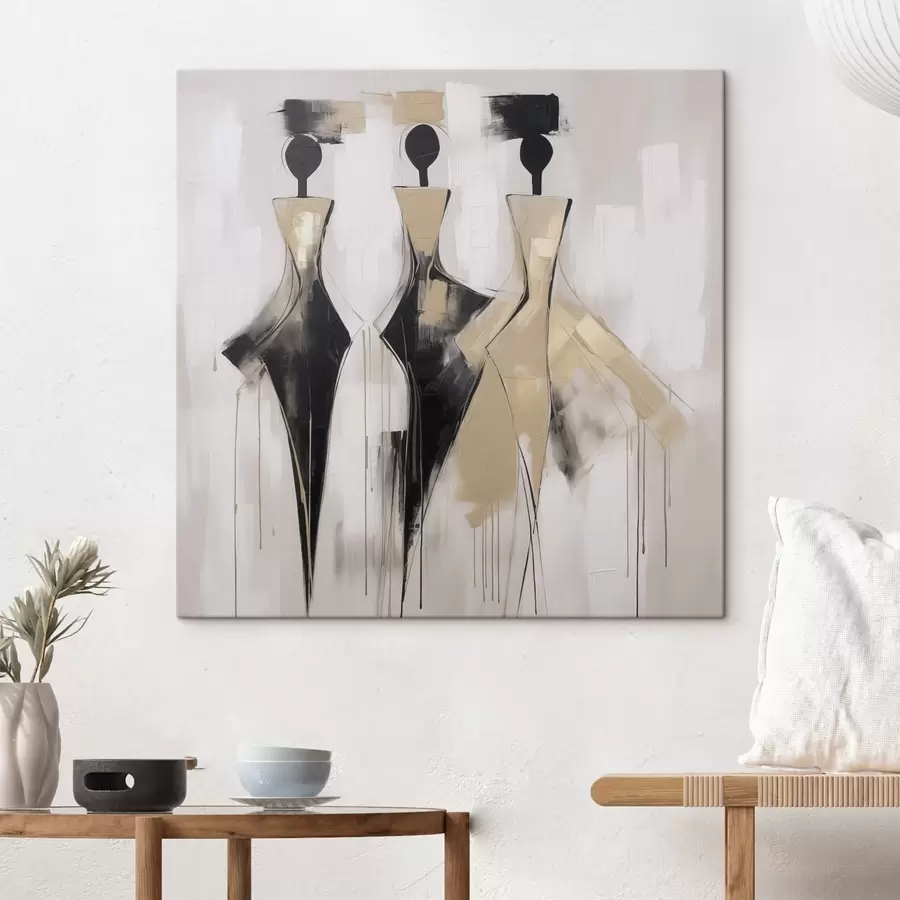 wall murals Abstract silhouettes s46436