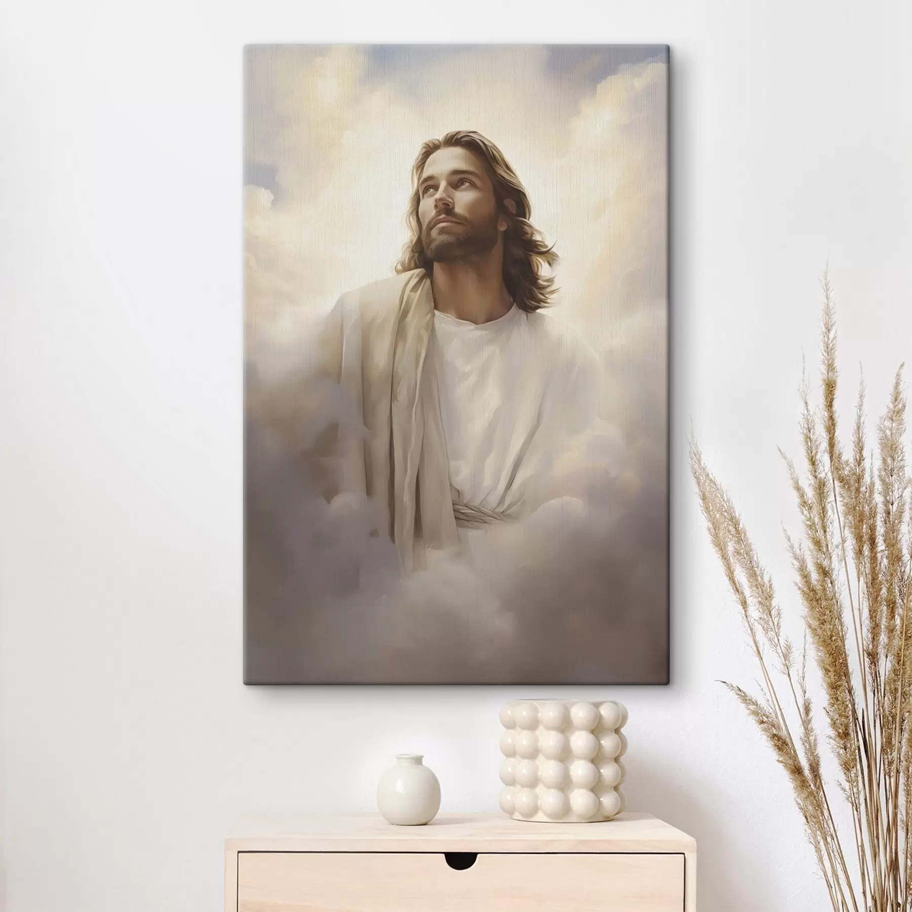 wall murals Jesus among the clouds s46445