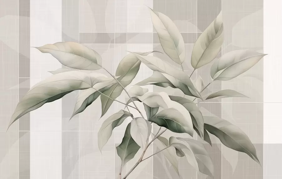 wall murals Graceful tree branch w04840