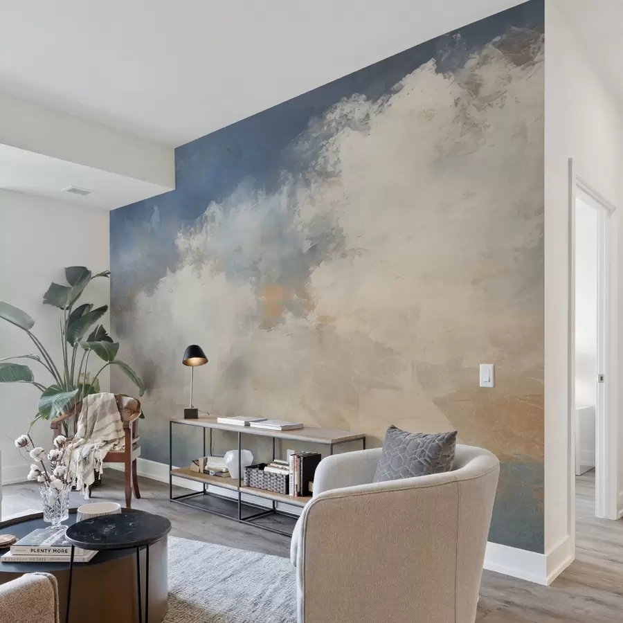 Wall Mural Photo Wallpaper Abstract image of clouds in loft style w04841