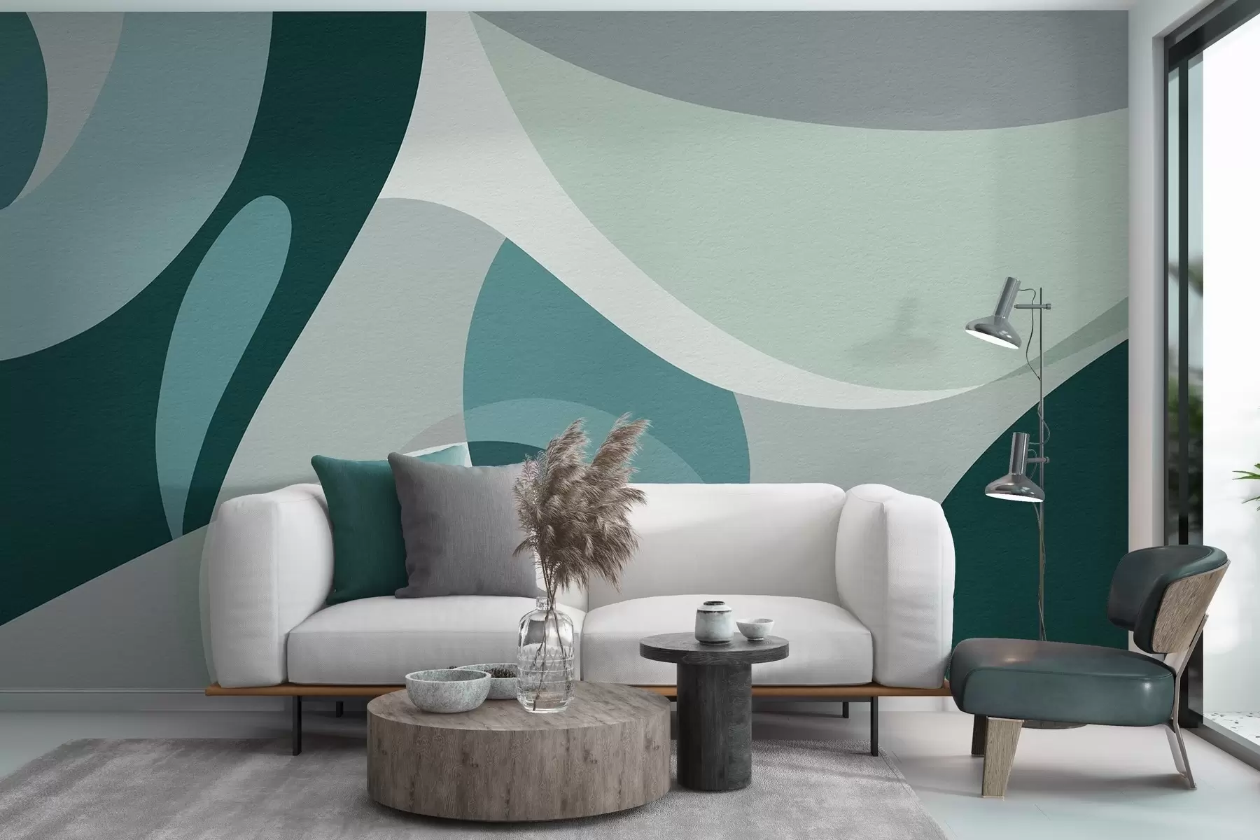 Wall Mural Photo Wallpaper Geometric abstraction w04843v2