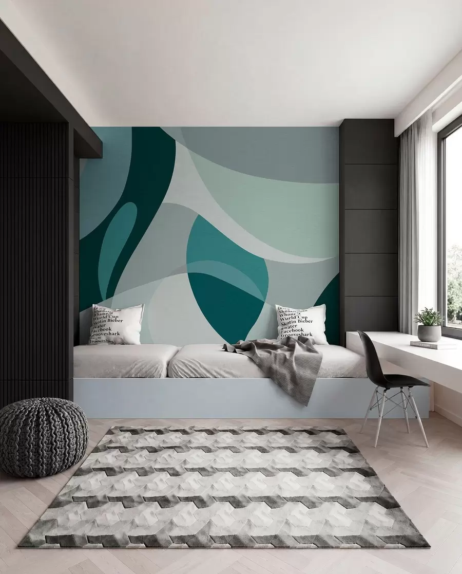 wall murals Geometric abstraction w04843v2
