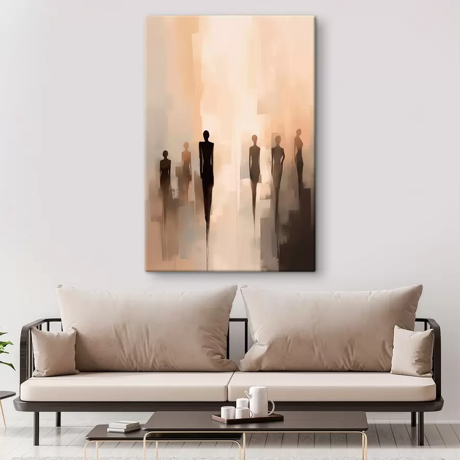 wall murals Abstract silhouettes s46451
