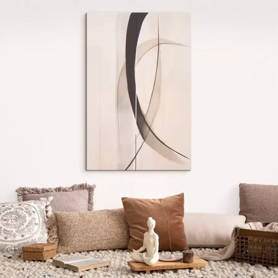 murales Caligrafía elegante. Abstracción s46468