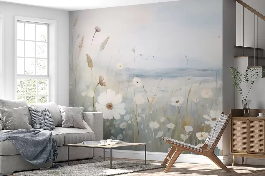 Wall Mural Photo Wallpaper Flower field w04867