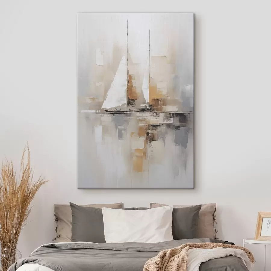 wall murals Sailboat abstraction s46566