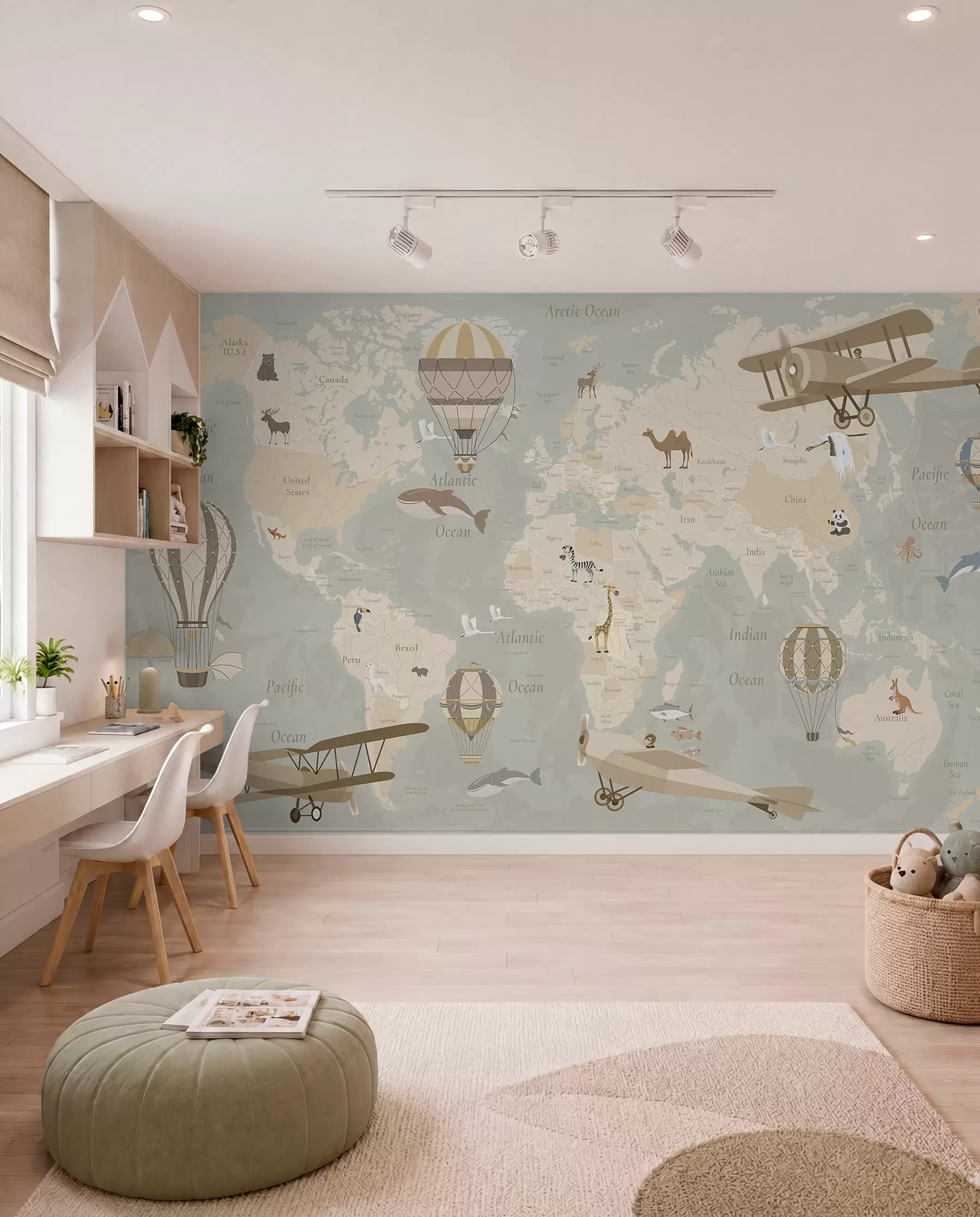 wall murals Little Sky Atlas c00003en