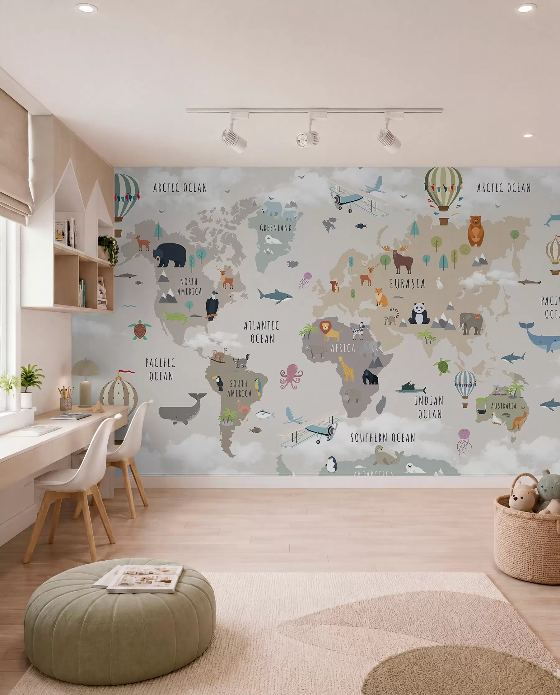 murales Atlas animal en inglés c00002en