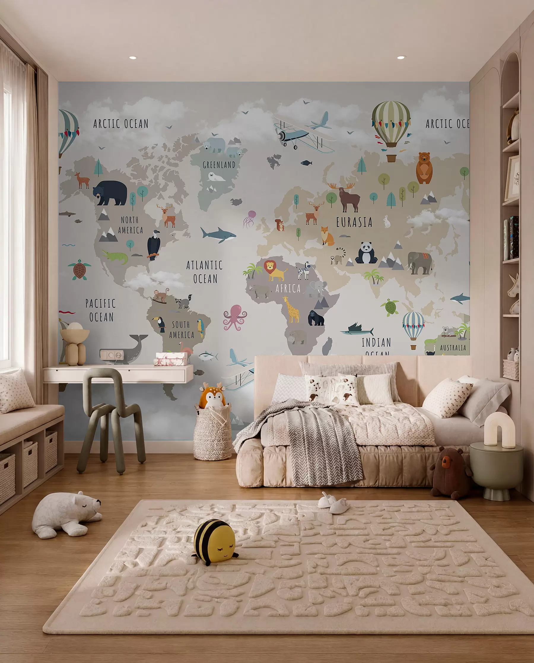 murales Atlas animal en inglés c00002en