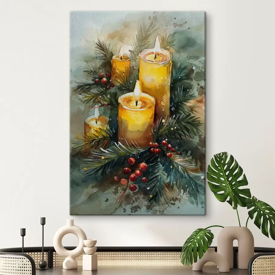 murales Velas de Navidad s46585