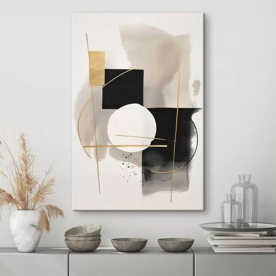 murales Abstracciones con formas s46573