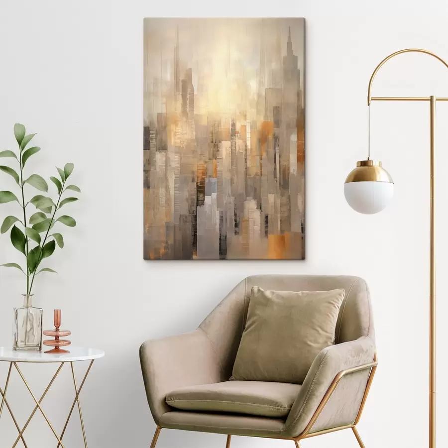 wall murals Abstract cityscape s46580