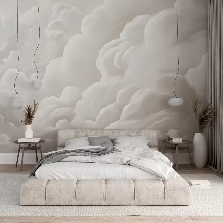 peintures murales Nuages w04890