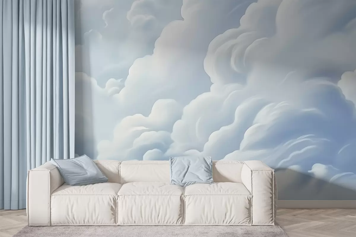 peintures murales Nuages w04890v1