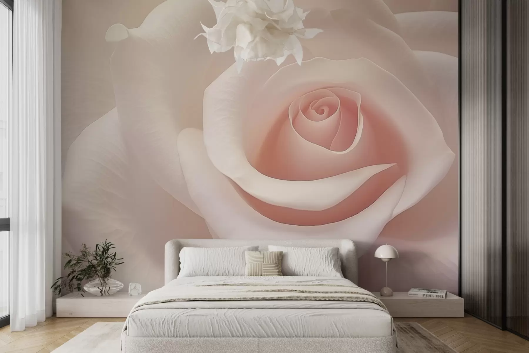 Wall Mural Photo Wallpaper Rose w04892