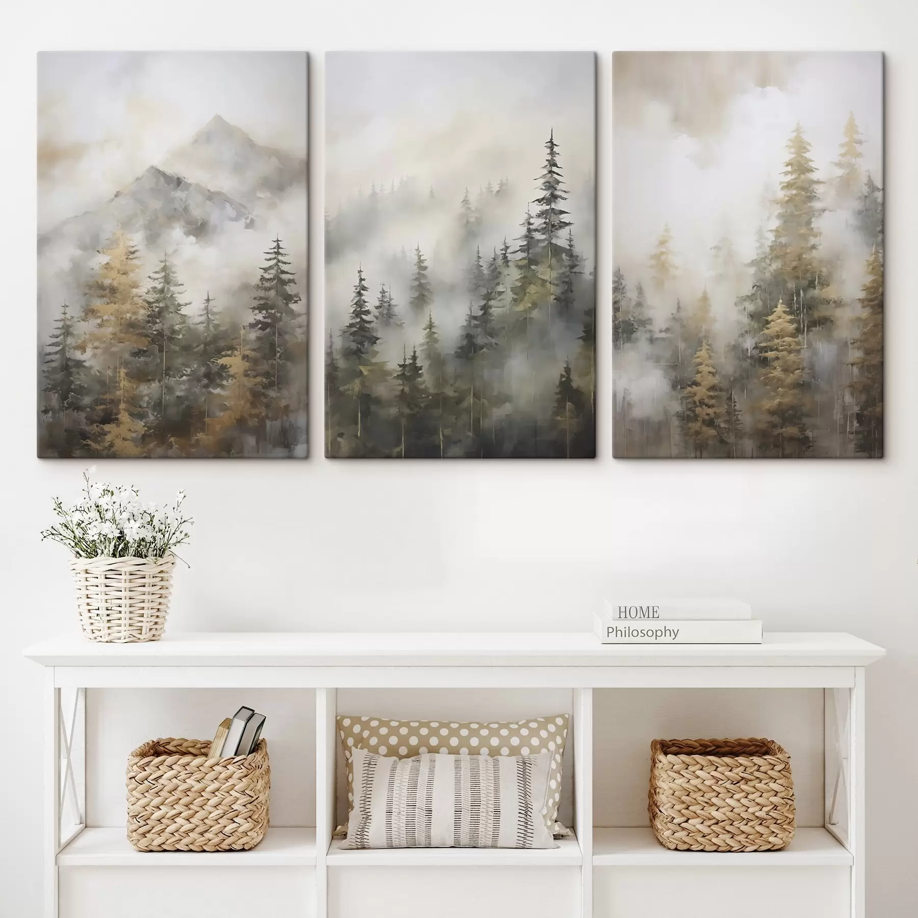 wall murals Forest imitation of painting m00996