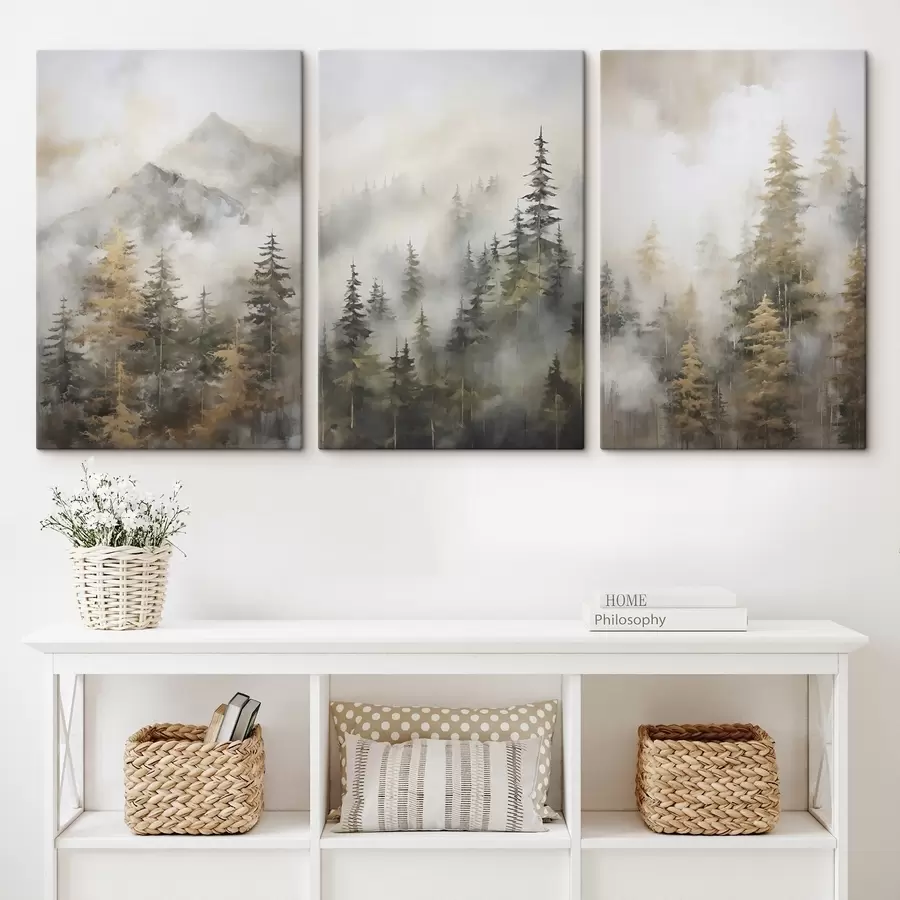 wall murals Forest imitation of painting m00996